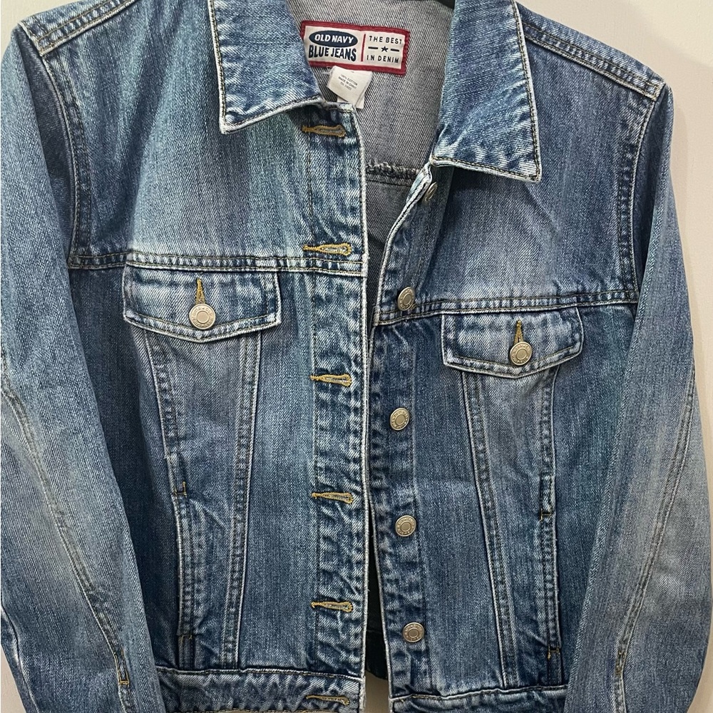 Jean jacket old navy size small